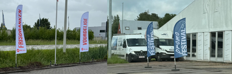 Surfvlaggen voor Drinssupply Bosmans